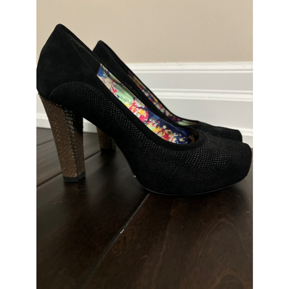 Women's Hush Puppies Black Heels Size 8 - Picture 5 of 8
